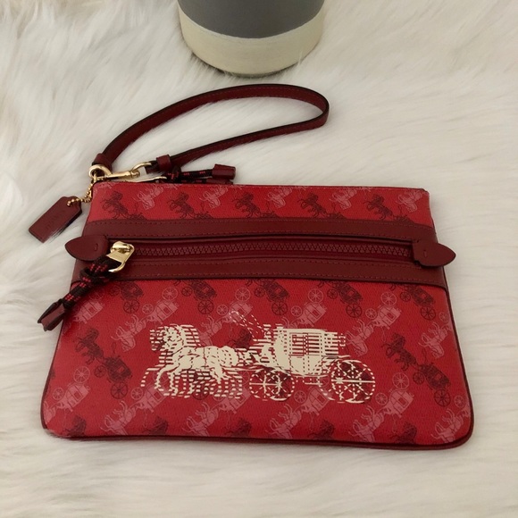 💐COACH Large Gallery Pouch/Wristlet - Picture 3 of 7